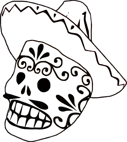 Borders Art Mexican Png Clipart (534x598), Png Download