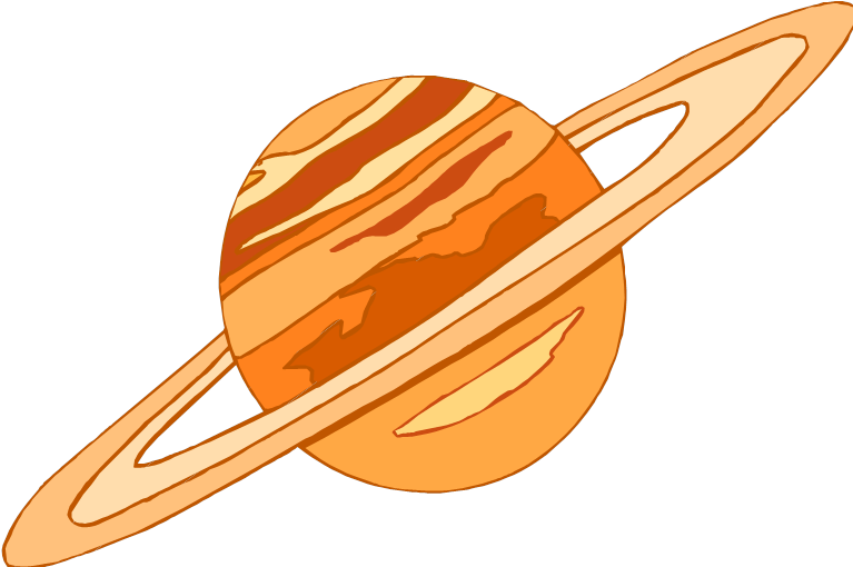 Saturn Clipart Astronomy - Saturn Clipart - Png Download (783x509), Png Download
