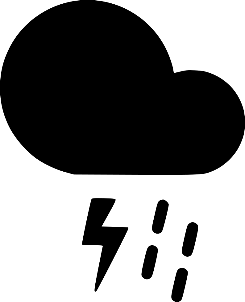 Cloudy Clipart Thunderstorm Cloud - Icon Transparent Background Hd - Png Download (794x980), Png Download