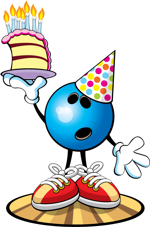 Bowling Birthday Clip Art Free - Png Download (612x792), Png Download
