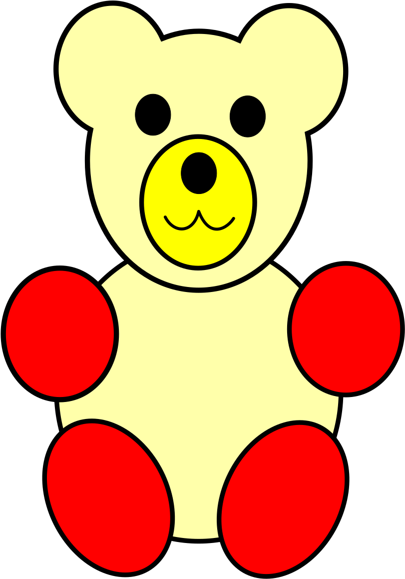 Teddy Bear Clipart (1600x1600), Png Download