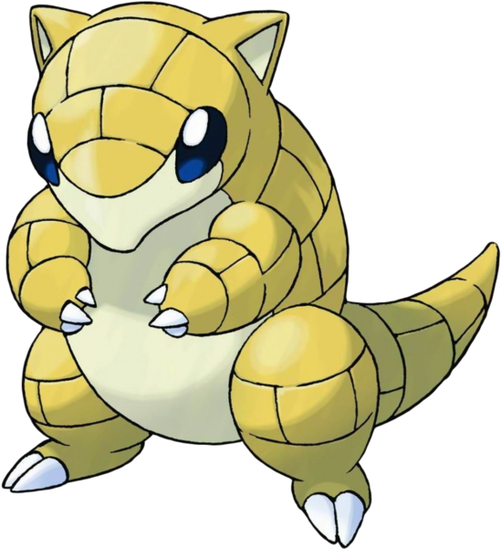 Sandshrew Pokemon Clipart (600x600), Png Download