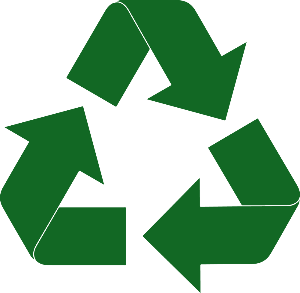 Recycling Clipart Black Png Transparent Png (1000x977), Png Download
