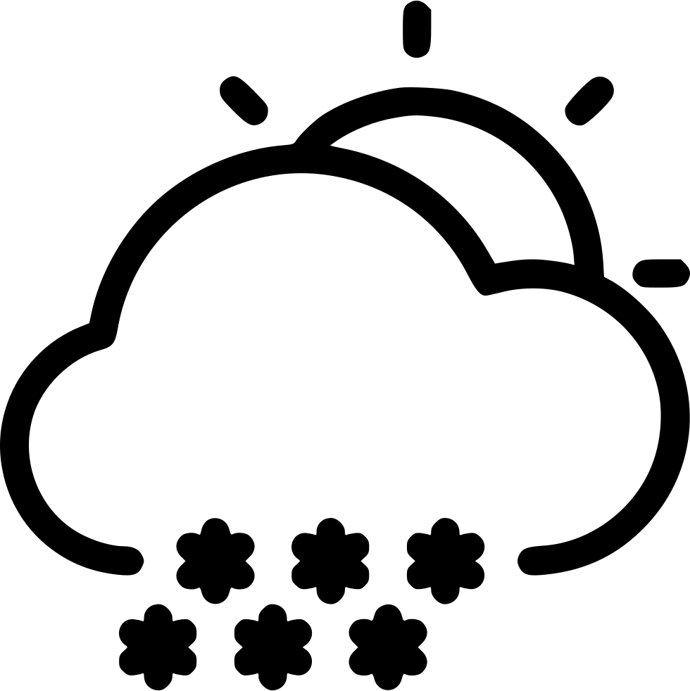 Snow Day - Rain Or Snow Day Clipart (980x982), Png Download