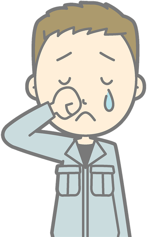 Crying Male Clipart - Annoyed Man Clipart - Png Download (504x800), Png Download