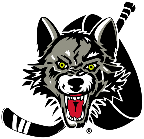 Mascot Drawing Wild Wolf - Chicago Wolves Logo Clipart (950x554), Png Download