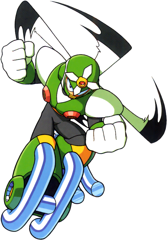 Villains, Bad Guys, Comic Books, Anime - Mega Man Gyro Man Clipart (594x840), Png Download