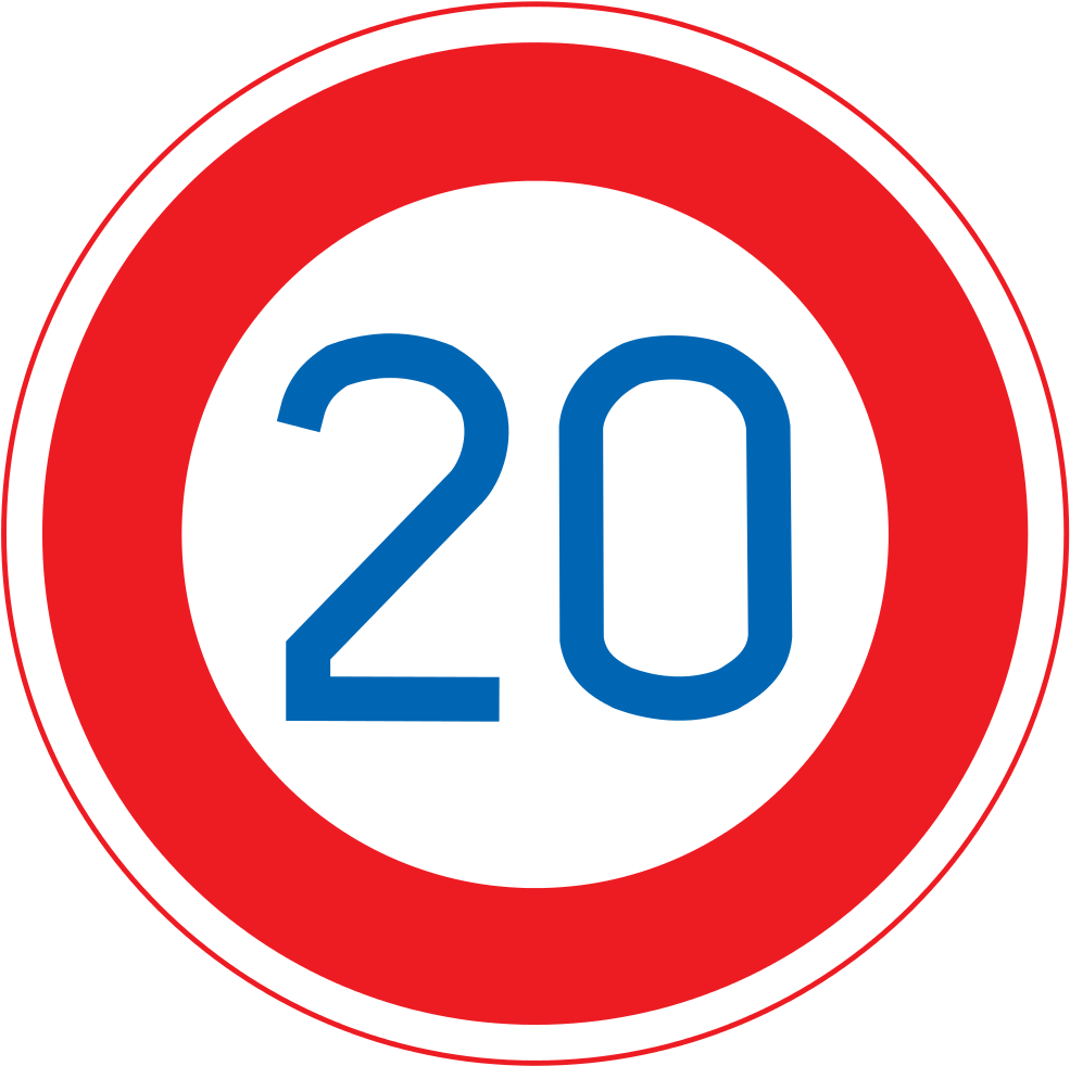 Japan Road Sign 323 - Twenty Clipart - Png Download (1024x1024), Png Download