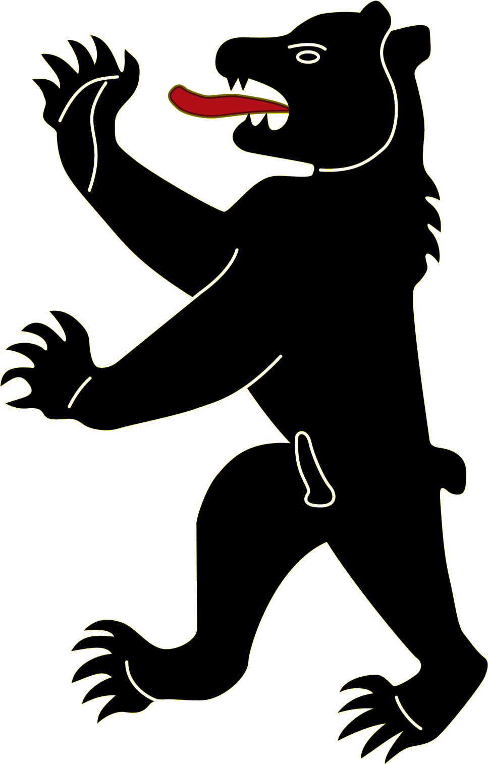 Coat Of Arms Bear Symbol Clipart (1600x1600), Png Download