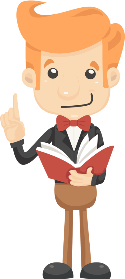Man Holding Book Clipart Clip Art Library Library Portfolio - Man Holding Book Clipart - Png Download (420x920), Png Download
