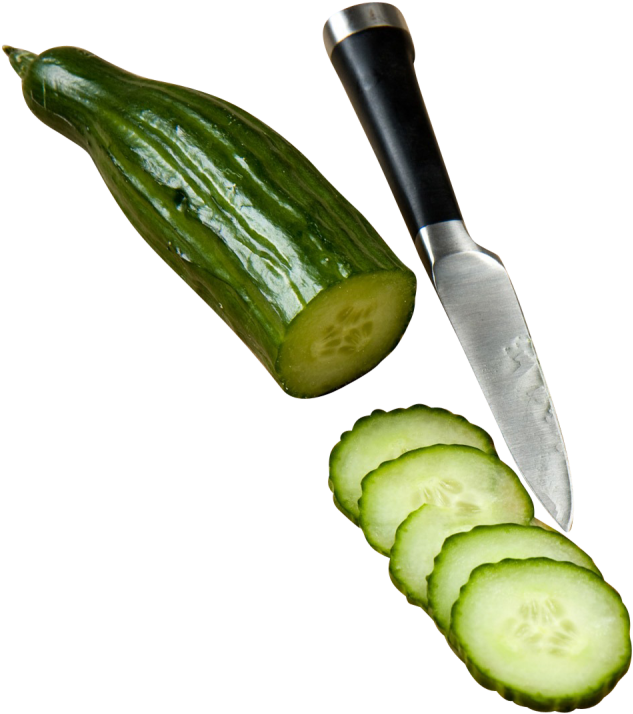 Cucumber In Slices Png Image - خيار مقطع Clipart (1280x845), Png Download