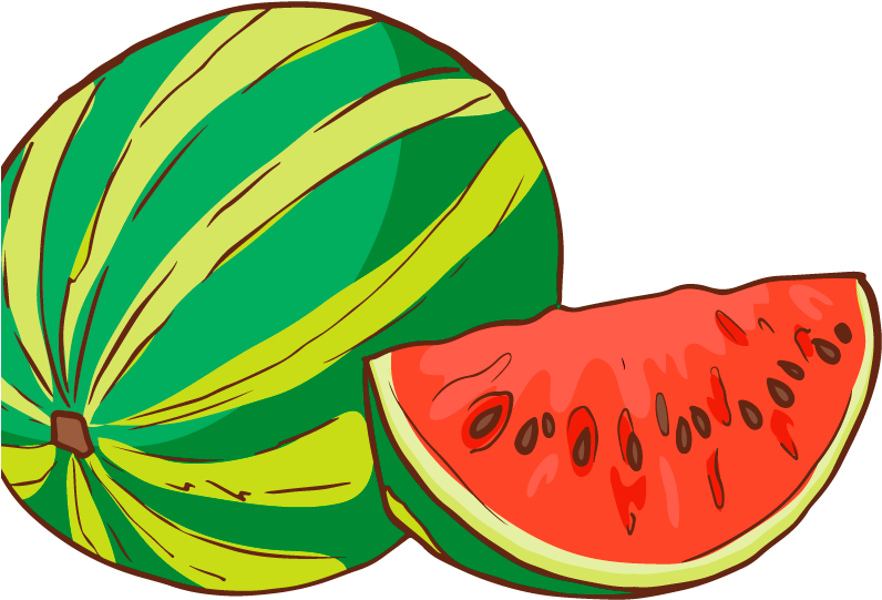 Cartoon Fruit Illustration Art Hd Clipart (800x600), Png Download