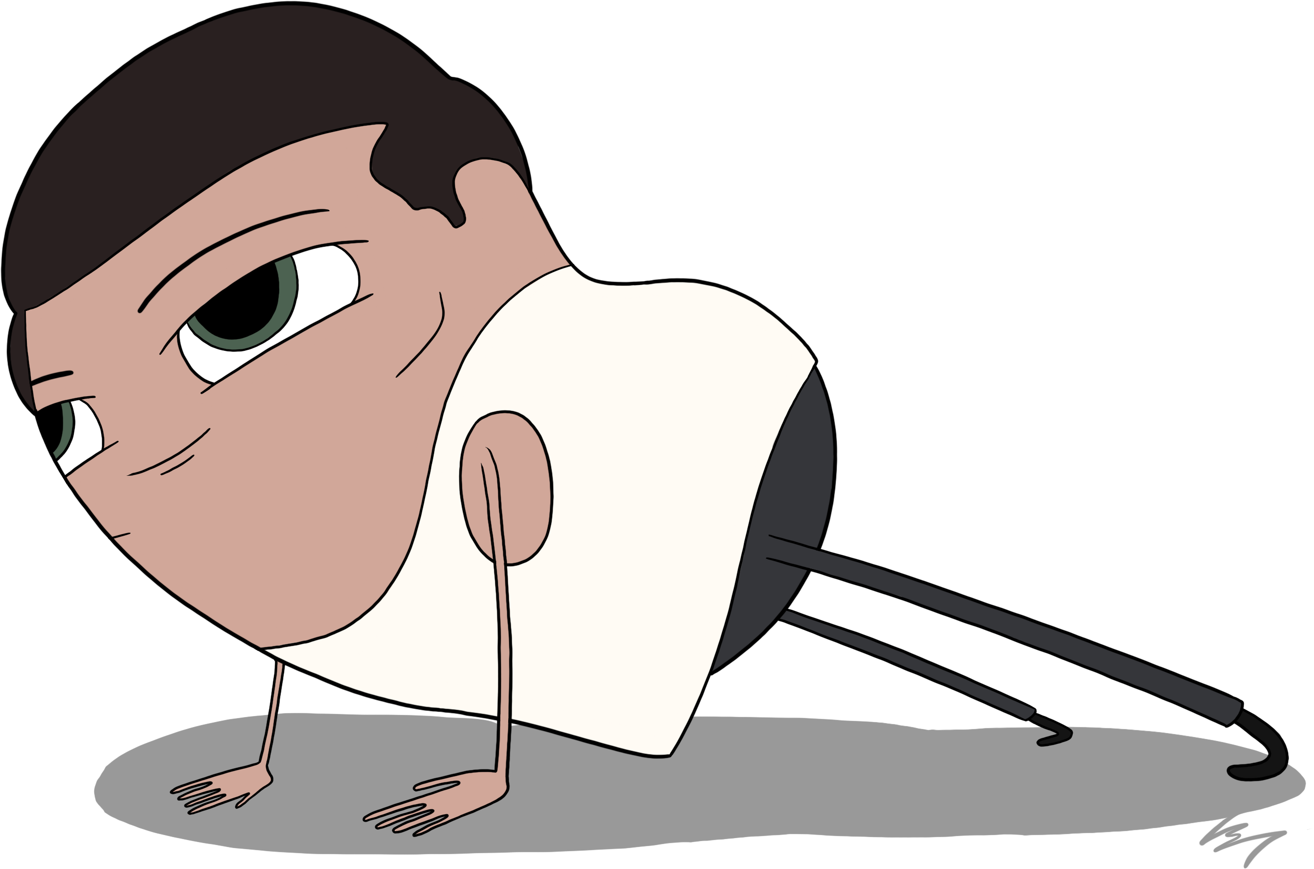 Amazing Amazing Workout - Burpees Cartoon Clipart (3508x2480), Png Download