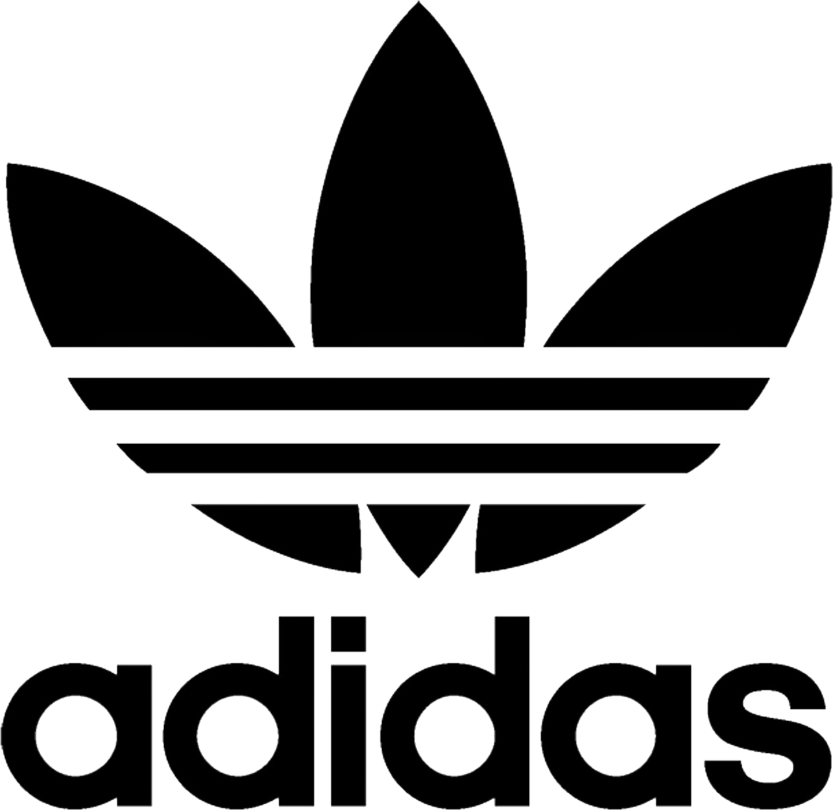 Adidas Clipart Black And White - Adidas Originals Logo Svg - Png Download (1215x1181), Png Download