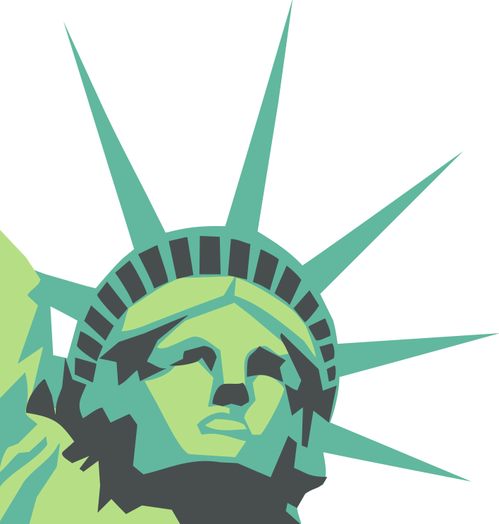 Beamly Your Tv Sidekick - Statue Of Liberty Graphic Clipart (708x744), Png Download