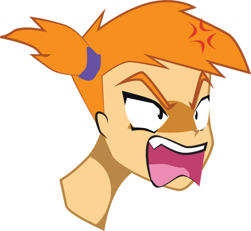 Angry Anime Girl - Angry Anime Girl Png Clipart (600x600), Png Download