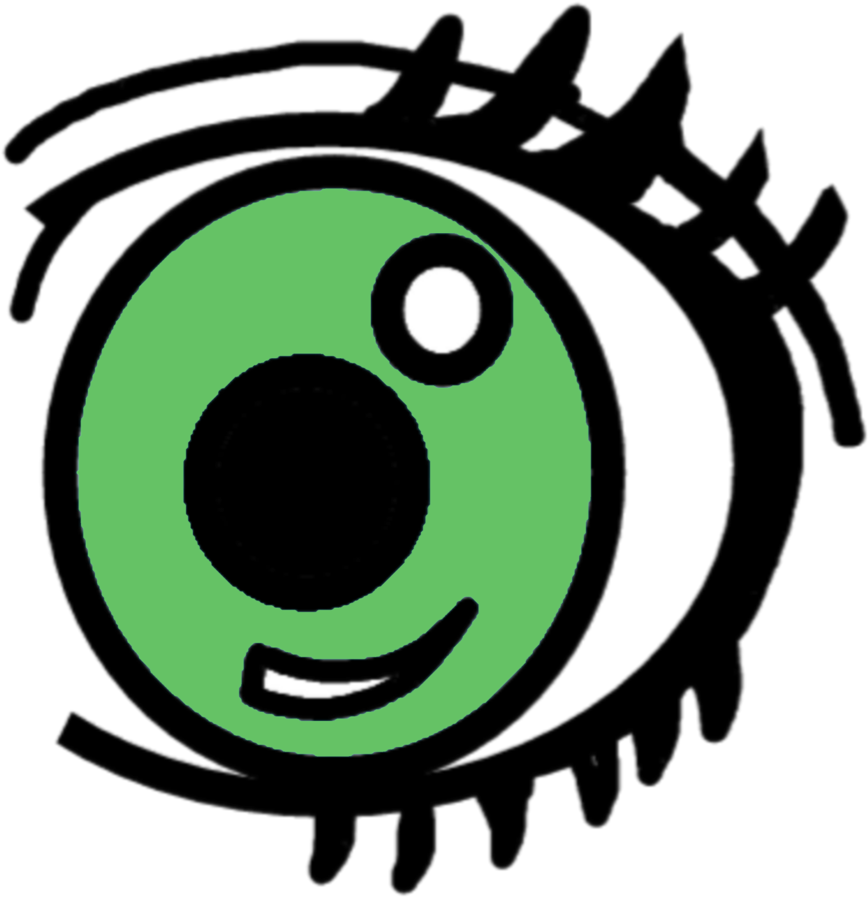 #animeeyes #anime #eye #eyesgreen #originalart #picsart Clipart (1780x1942), Png Download