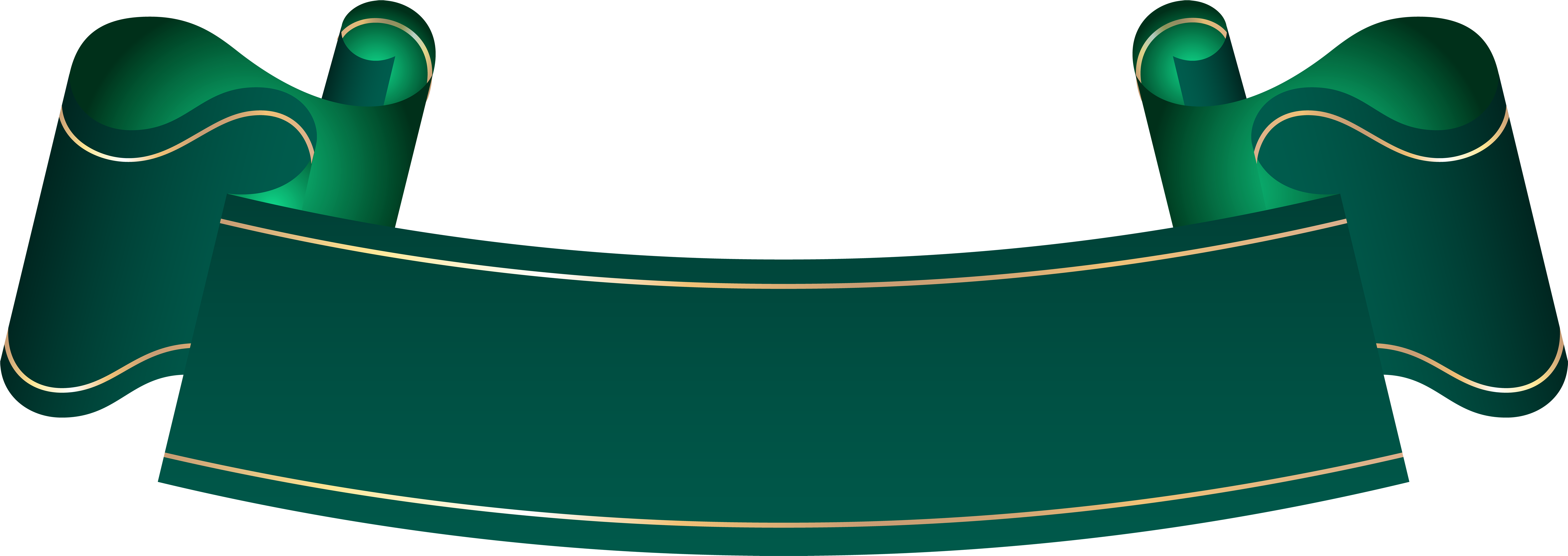 Green Banner Transparent Clip Artu200b Gallery Yopriceville - Green Ribbon Banner Transparent - Png Download (8000x2944), Png Download