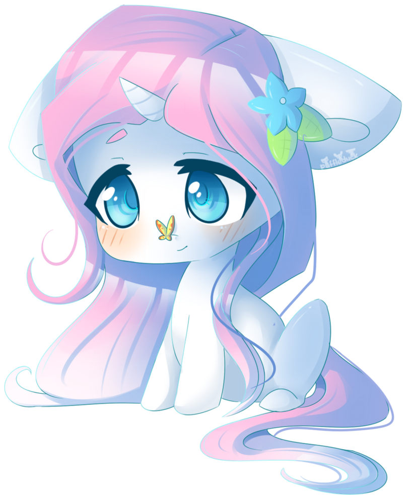 Cartoon Unicorn Png - Chibi Cute Unicorn Drawing Clipart (806x992), Png Download