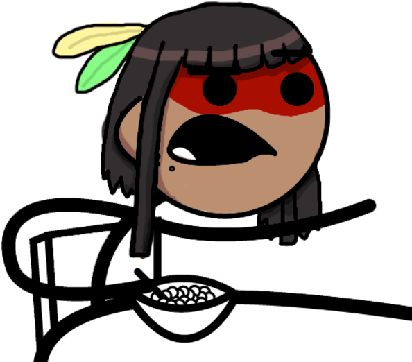 Breakfast Cereal Clip Art - Meme Cereal Guy - Png Download (600x541), Png Download