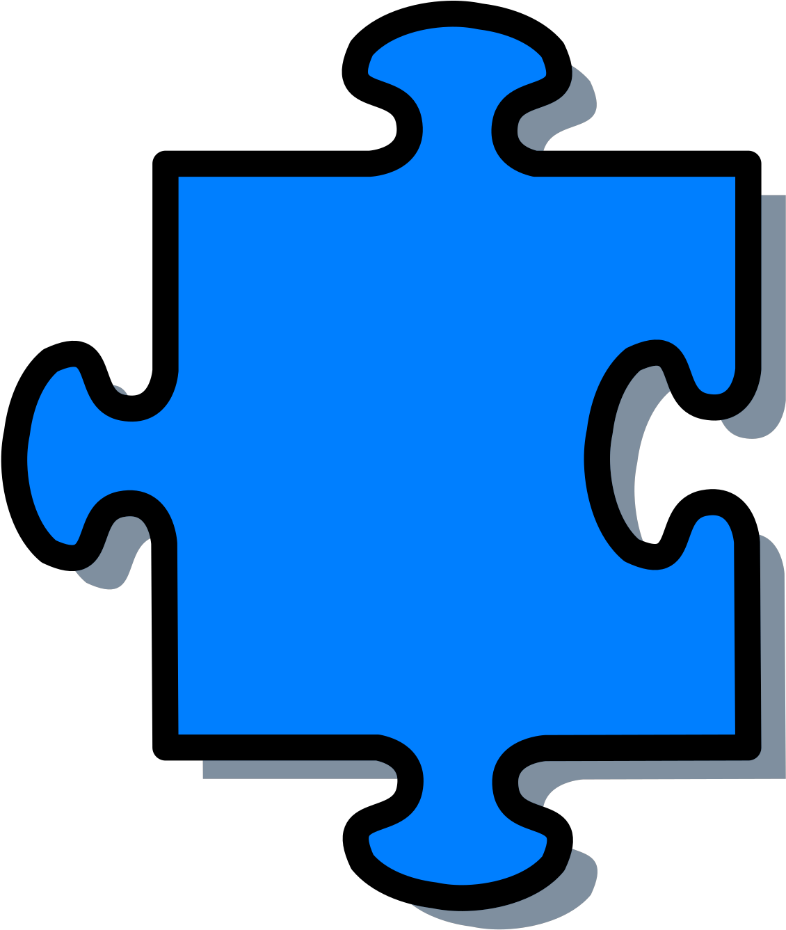 Green Puzzle Piece Clipart - Png Download (1600x1600), Png Download