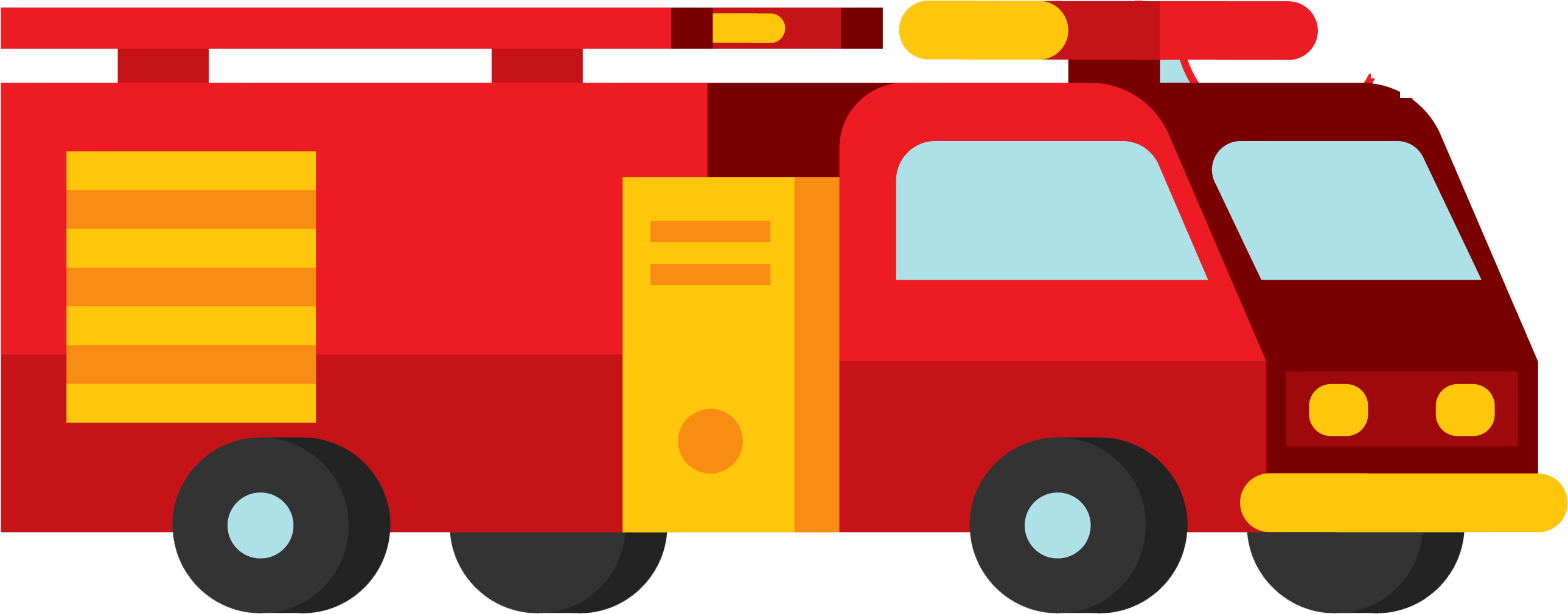 Firefighter Fire Extinguisher Hose - Car Fire Extinguisher Clipart - Png Download (2957x1668), Png Download
