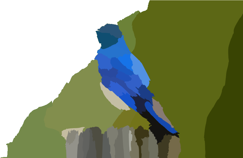 Mountain Blue Bird X Svg Clip Arts - Steller S Jay - Png Download (1024x1024), Png Download