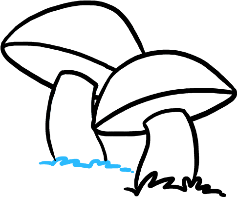 How To Draw A Mushroom - Easy To Draw Fungi Clipart (680x678), Png Download