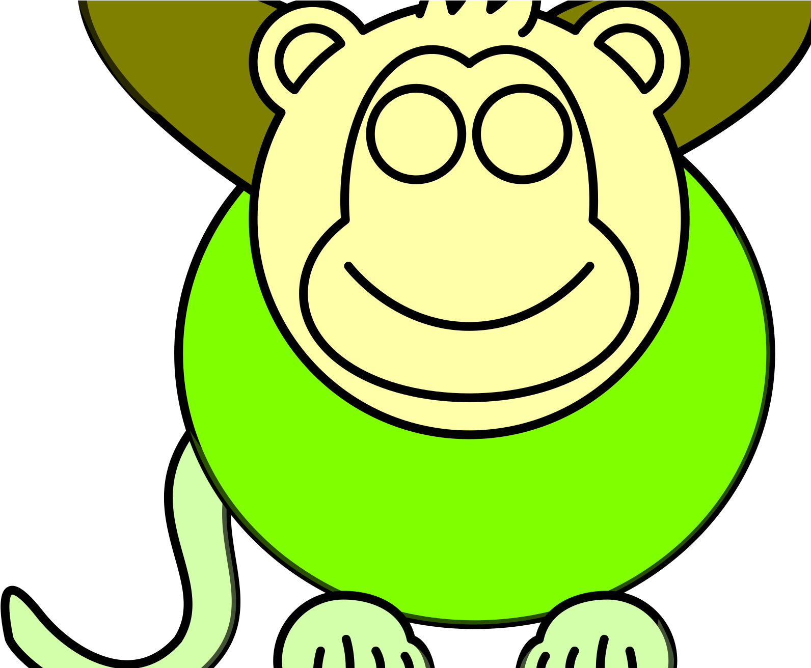 Black And White Animals Clipart - Png Download (1600x1600), Png Download