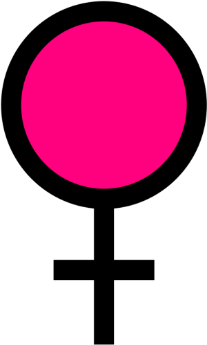 Stick Figure Female Png Icons - Circle Clipart (600x600), Png Download