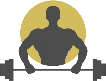 Logo Physical Fitness Fitness Centre Crossfit Men"s - Health Club Clipart (820x820), Png Download