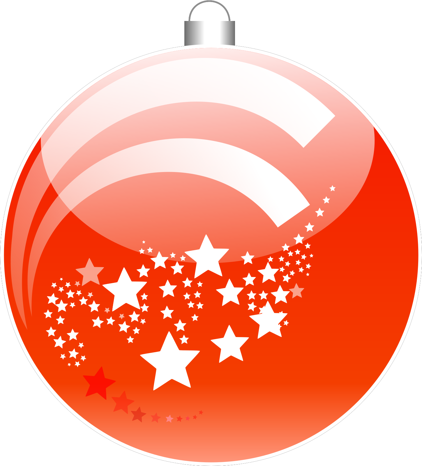 Christmas Decoration Clipart Ball Red - Png Download (1600x1600), Png Download