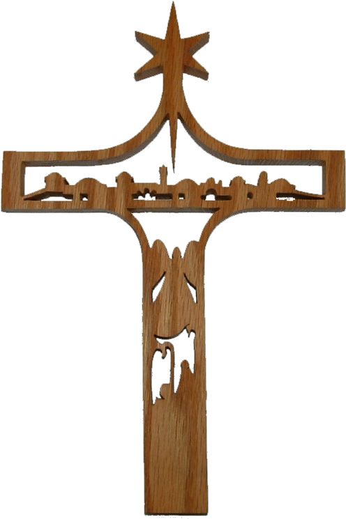 Crucifix Wood /m/083vt - Cross Clipart (507x747), Png Download