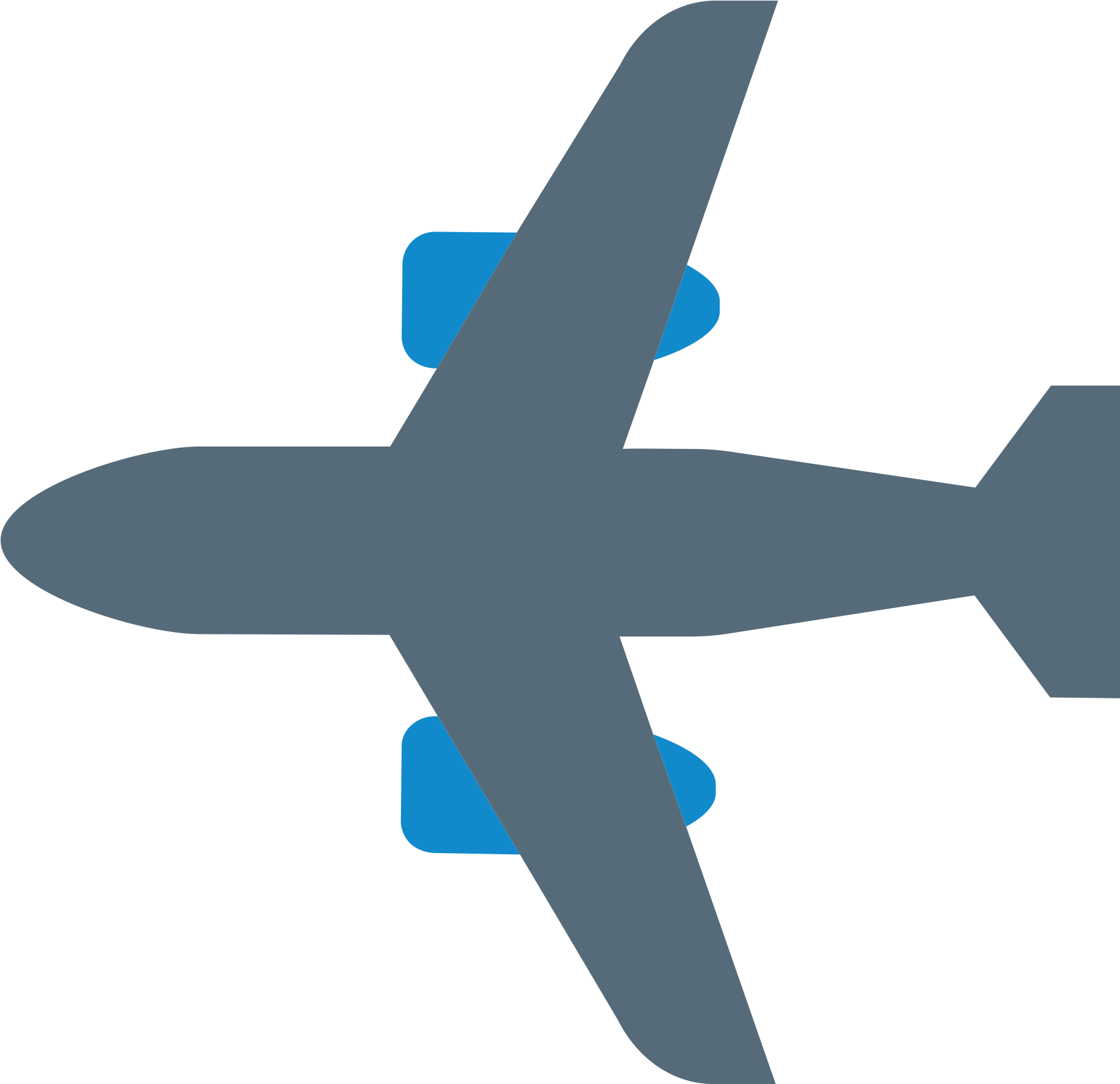 Transparent Jet Clipart - Airplane - Png Download (1824x1765), Png Download