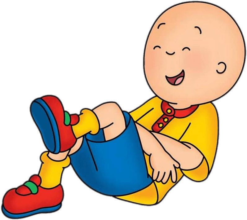 Caillou Laughing Out Loud - Kids Show Caillou Clipart (936x744), Png Download
