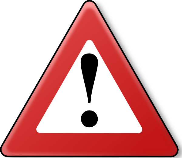 Warning Triangle Clipart (600x519), Png Download