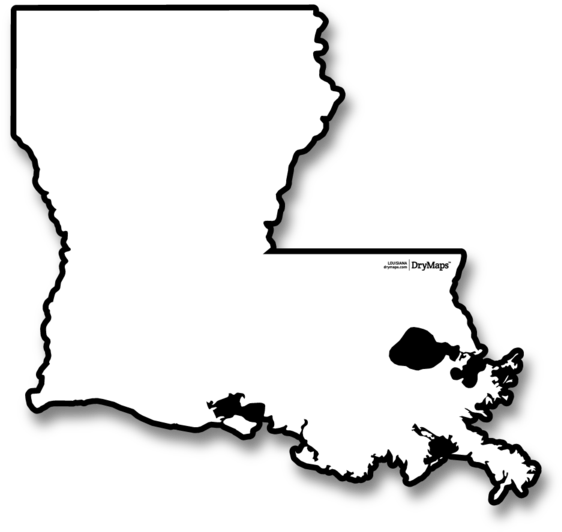 Louisiana Map Of Where Madam Cj Walker Was Born Clipart Full Size