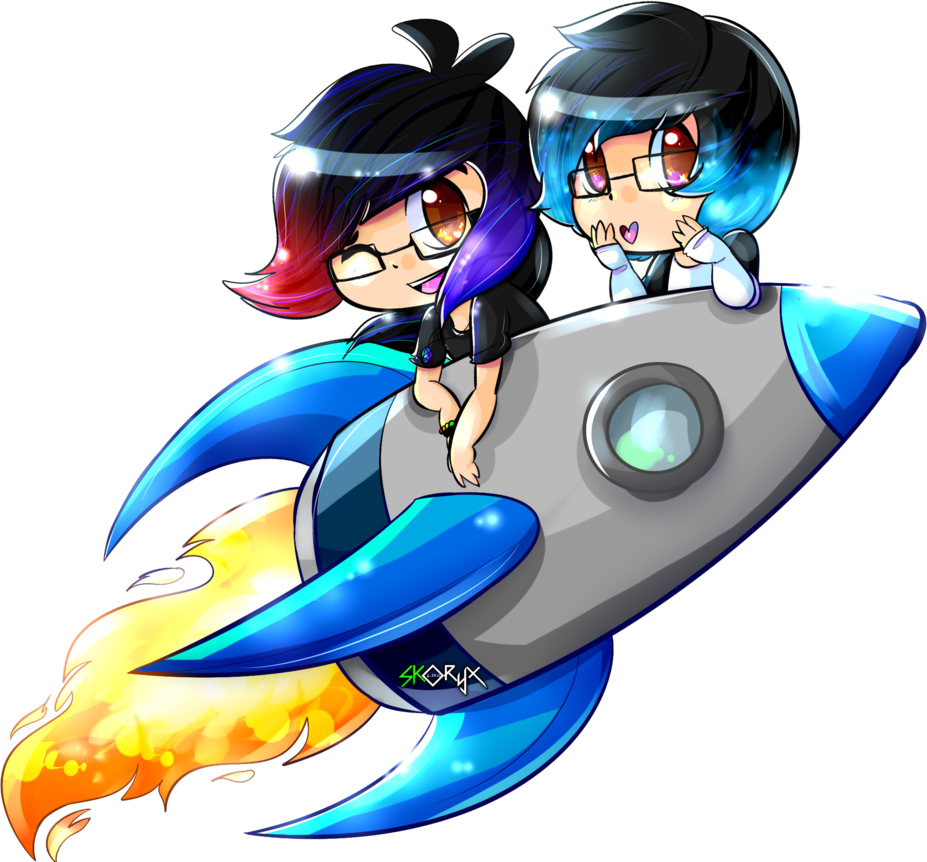 Transparent Rocket Ship Clipart - Rocket Ship Drawing Anime - Png Download (927x862), Png Download