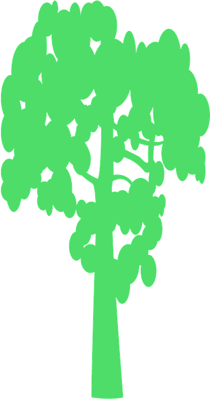 Tree Clipart (441x800), Png Download