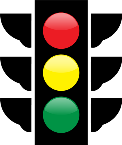 Street Department Clipart Freeuse Stock Clipart Snow - Traffic Light Vector Png Transparent Png (600x526), Png Download