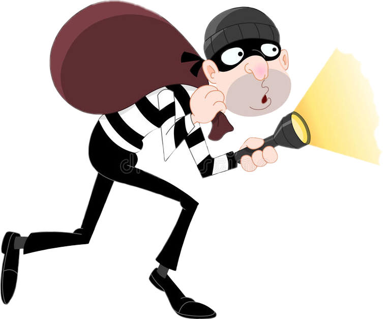 Thief Clip Art - Png Download (753x627), Png Download