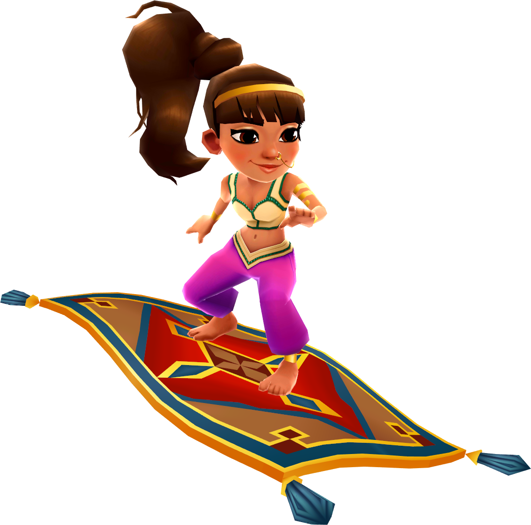 Arabian Clipart Punjabi Boy - Subway Surfers Arabia - Png Download (1093x1080), Png Download