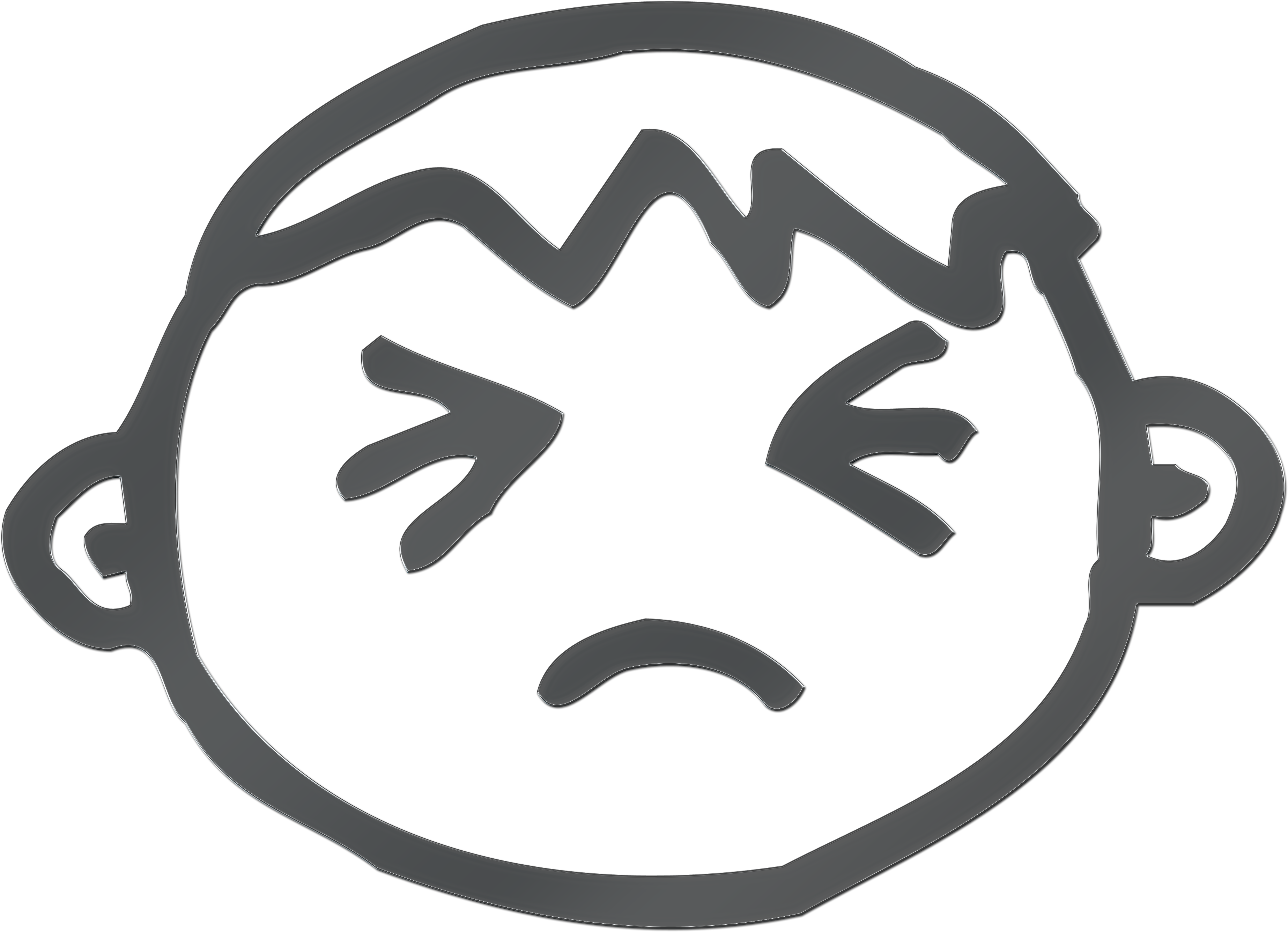 Funny Cartoon Faces Clipart (5184x3456), Png Download