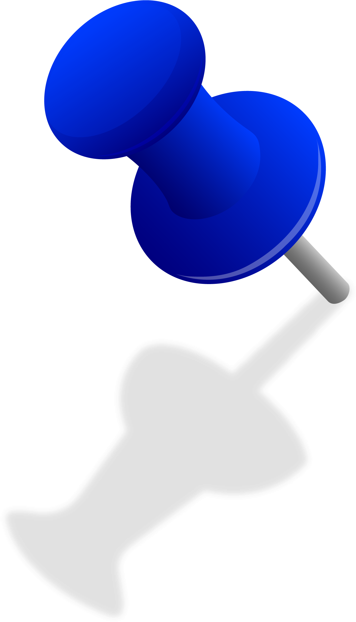 Push Pin Clipart - Png Download (1447x2529), Png Download