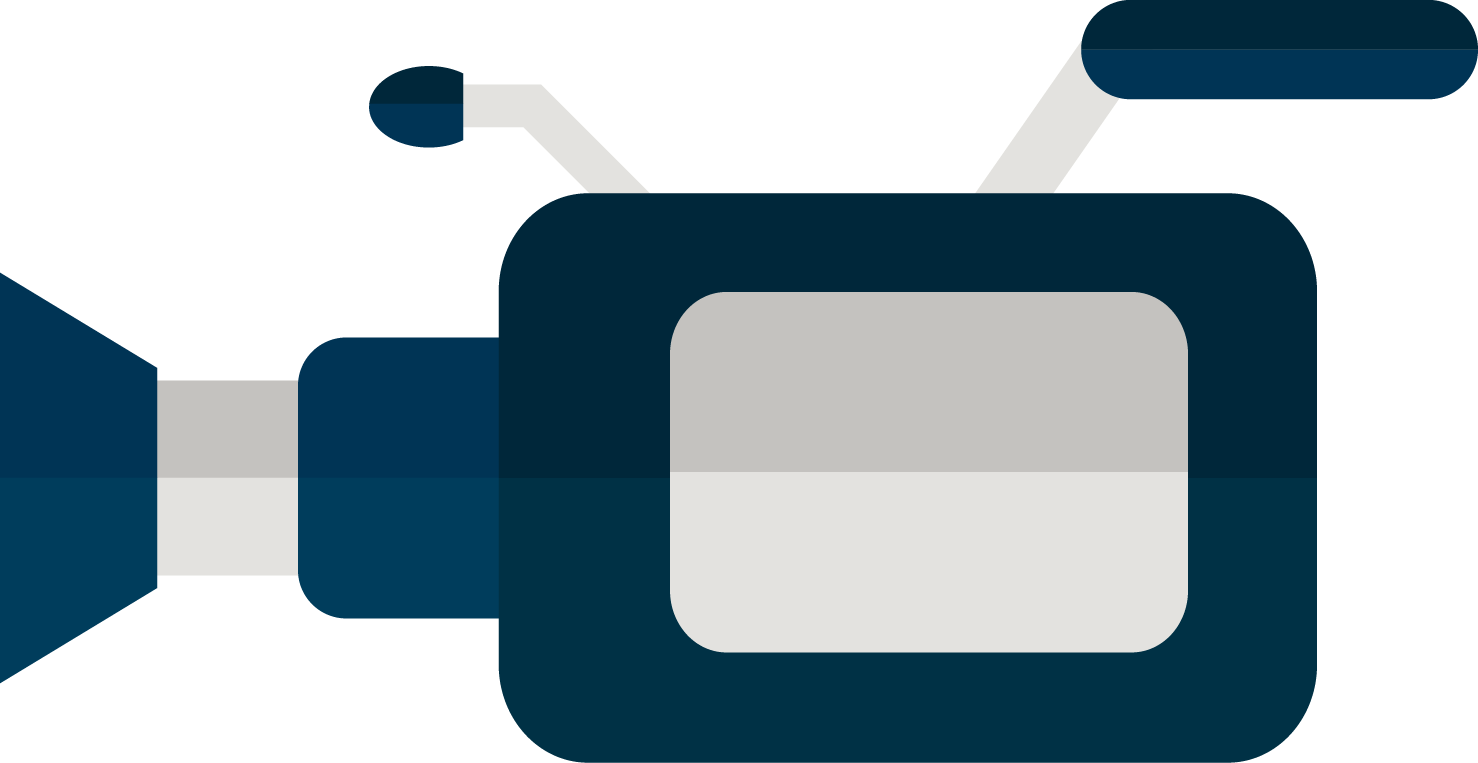 Video Cameras Photography - Logo Video Flat Design Clipart (1478x763), Png Download