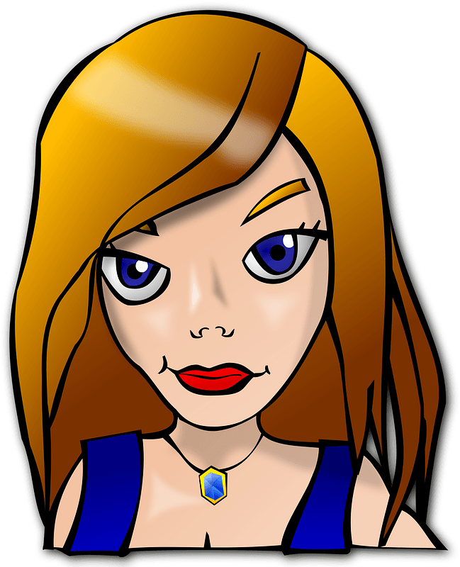 People Faces Girl Clipart - Clipart People Faces - Png Download (649x800), Png Download