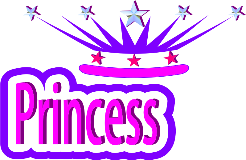 Free Princess - Birthday Princess Clipart - Png Download (800x535), Png Download