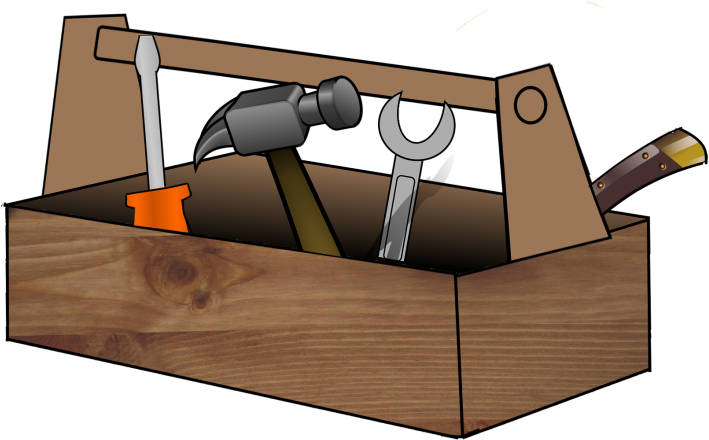 Tools Box Cartoon Png Clipart (770x513), Png Download