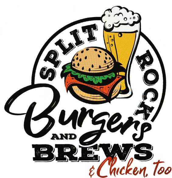 Split Rock Burgers And Brews Llc Clipart (644x600), Png Download