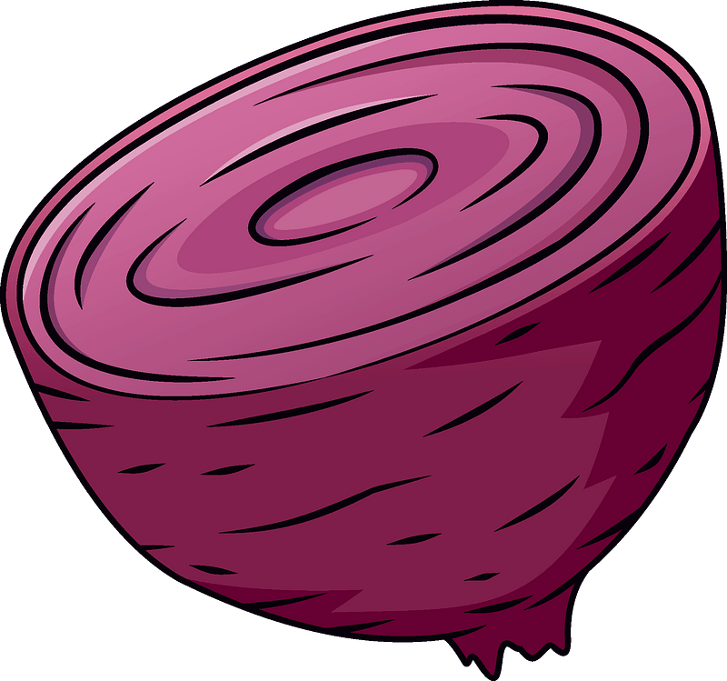 Half Beetroot Clipart - Png Download (800x749), Png Download
